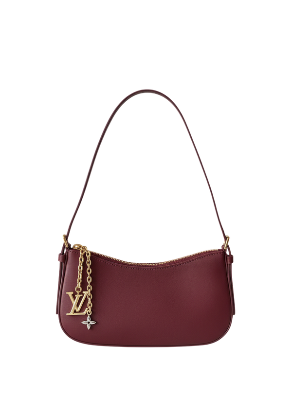 Pochette Bloom Shoulder Bag Grenat Red