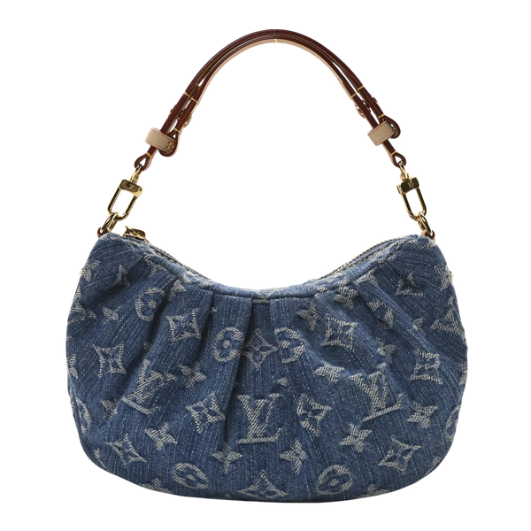 Pochette Valley Blue Monogram Denim Shoulder Bag