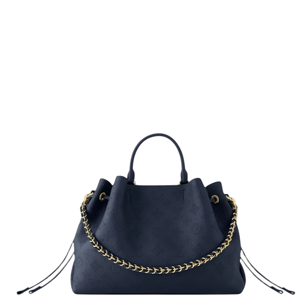 Bella Tote Mahina Leather Bag Navy Blue